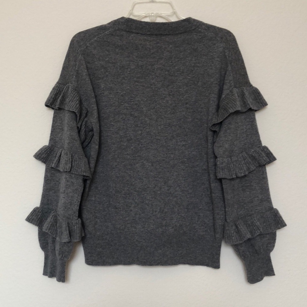 J.Crew Ruffle Sleeve Sweater - Picture 3 of 5